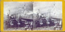 Saloon of the Steamer "Drew" looking forward.