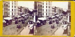 Looking up Broadway from the corner of Astor Place.