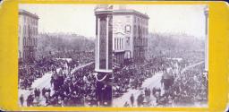 Funeral of President Lincoln, N.Y. City. Regiment of Artillery passing in view.