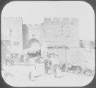 Scene at the Joppa Gate, Jerusale, Jerusalem
