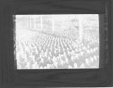 Auditorium The Stetson Auditorium seats about 6,000. It is used for co ncerts and lectures and here at Christmas time all the employees gathe r to participate in the distribution of awards.