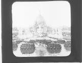 Fountain & dome of honour Paris exposition.
