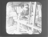 Spinning Fabrics on a Hand Loom in Japan.