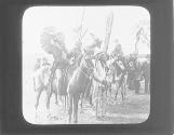 Indian Ponies and Riders in Costume.