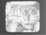 Breton Peasants making Wooden shoes, Clohars-Carnoet, France