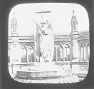 The statue, front view.