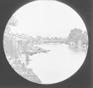 Looking up the Jhelum, from the last bridge down the river.