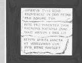 Inscription.