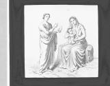 La vierge mere et le prophete Isaie.