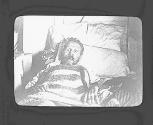 Le P. Damien sur son lit de mort.