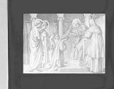 Les saints Meree et Achillee et Ste Damitille recevant le voile.