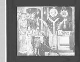 St Clement disant la messe. Peinture.