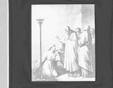 Saint Marcil Accueille par une preuse chretienne.