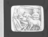 La creche sur le bas relief d'arles.