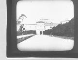 Vatican Gardens. The Pope's Gate. Rome.