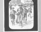 ZW. Group of Belgian Scouts in Brussels.