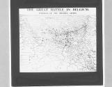 ZW. Map showing positions of German troops before the attack on Namur.