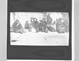 ZW. Women refugees waiting for help.