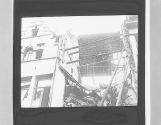 ZW. Private house wrecked by bomb at Antwerp.