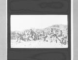ZW. British Troops advancing against entrenched Germans.