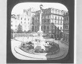Naples. Monument in the Piazza de'Mar-tiri.