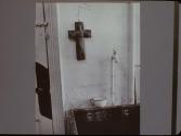 Crucifix over sink - St. Joseph's House
