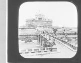 Perspective du Pont St Ange. Rome.