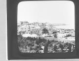 Vue prise du jardin marengo. Alger.