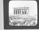 Facade du Parthenon. Athenes.