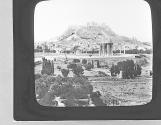 Ruines d'Athenes, vue du Stadiom. Grece.