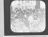 Italy-Genoa, in the Market Place.