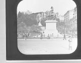 Italy-Genoa, Statue of Victor Emmanuel.