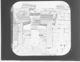 Baalbec. Temple of the Sun. Slipped Keystone.