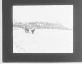 Vue de Jaffa prise de la plage.