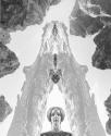 [Woman Under Rock Formations]
