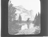 Reflection of Washington Tower. Royal Arches & North Dome in the Merced.