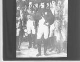 Napoleon recort au palais royal a Berlin les deputes du Senat.