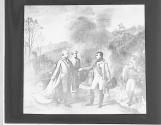 Entrevue de Napoleon et de Francois II apres Austerlitz.