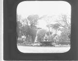 Fountain of Borghese Villa. Rome.
