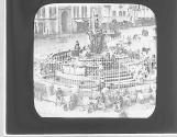 Fountain of the place Medina Naples.