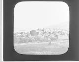 Tiberiade. the town and the lake.