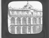 Portion of the Royal palace Court Madrid.