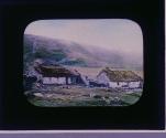 Cottages at Tarbert, Scotland. Island of Harris.