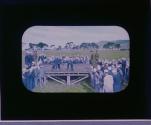 Wrestling match by U.S. sailors, in Scotland.