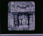 Famous ruins of the great Buddhist Temple. Brambanum. Java. The three graces.