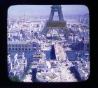 Eiffel Tower from the Trocadero, Paris Exposition.