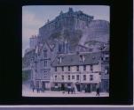 Edinburgh Castle-from Grassmarket-the strong fortress of the early Kings of Scotland.