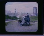 "Auld Reekie" from Calton Hill, -a western outlook through Princes St. , Edinburgh.