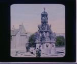 The beautiful fountain at Holyrood, the sad palace-home of Queen Mary, Edinburgh.