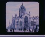 St. Giles, Edinburgh's oldest parish-church, and High Street, N.E., to Tron Church.
